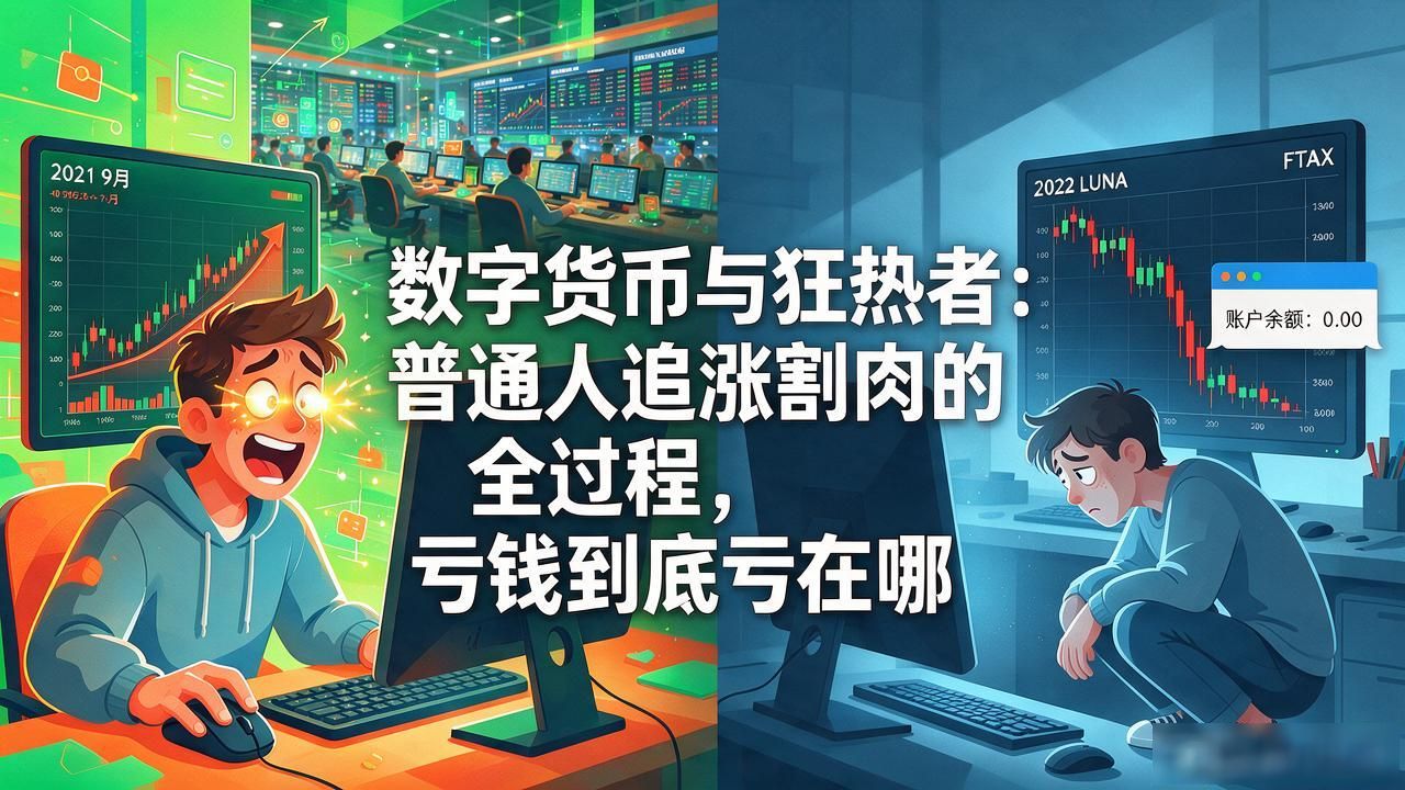 数字货币与狂热者：普通人追涨割肉的全过程，亏钱到底亏在哪
