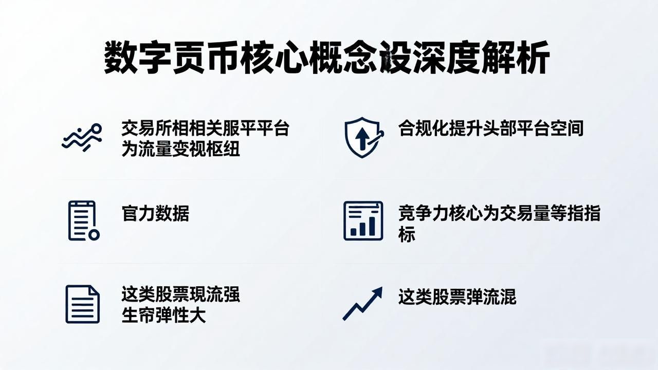 数字货币核心概念股深度解析