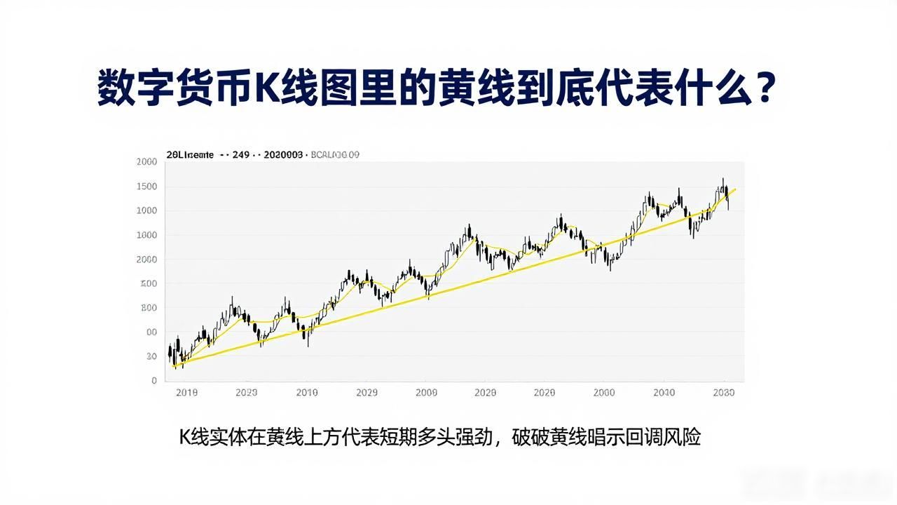 数字货币K线图里的黄线到底代表什么？