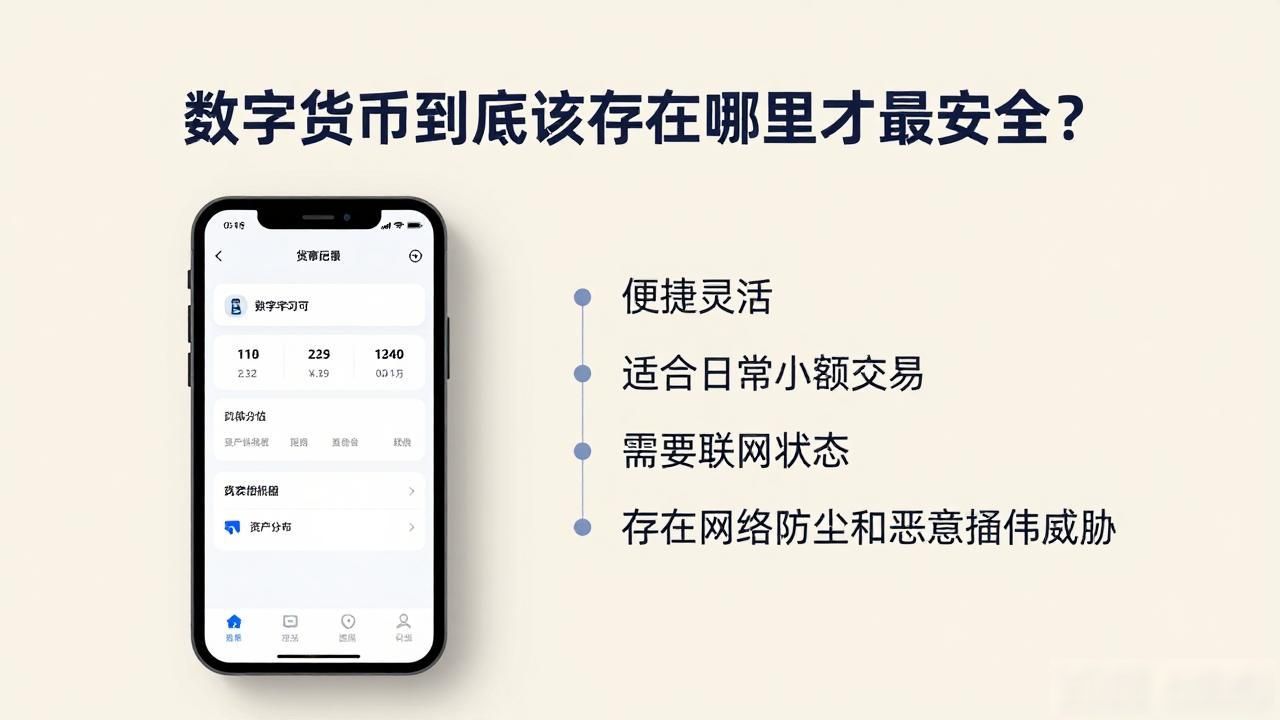数字货币到底该存在哪里才最安全？