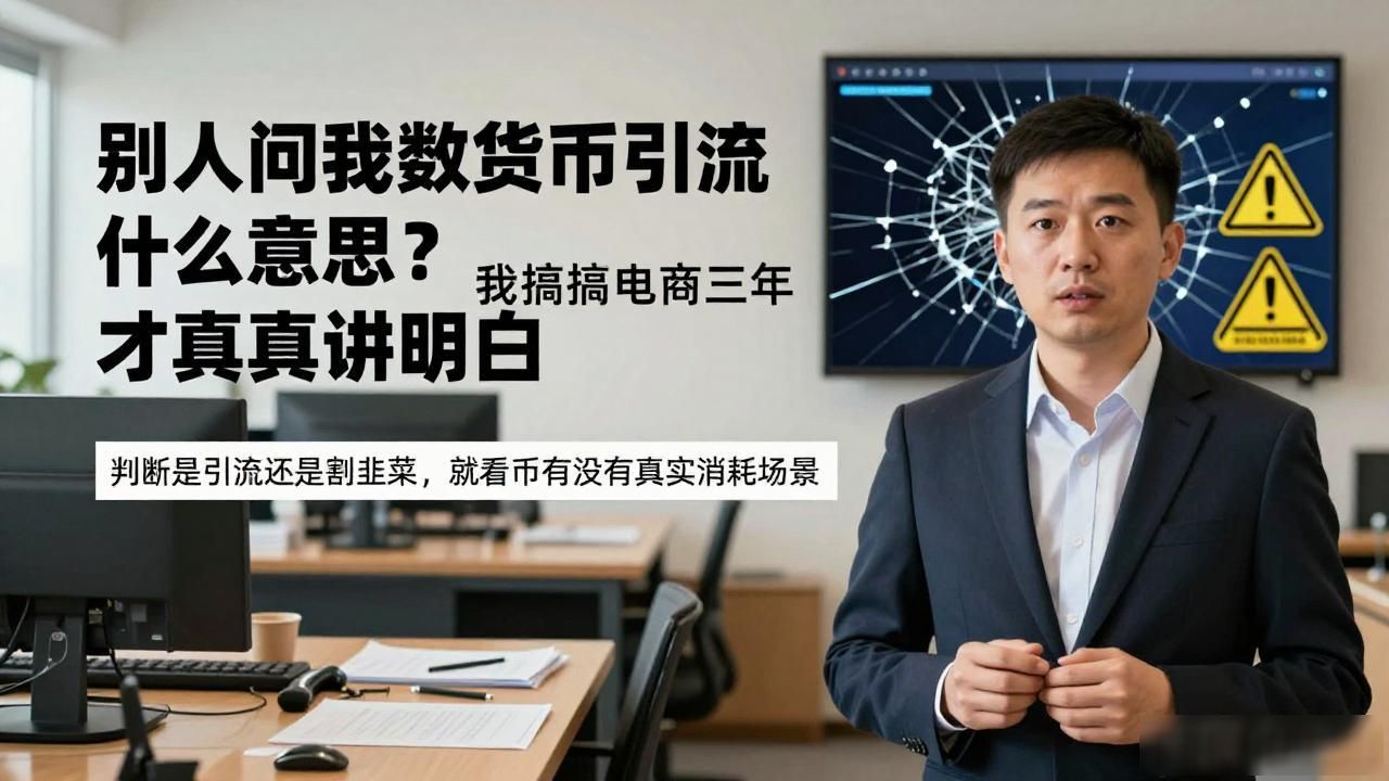 别人问我数字货币引流什么意思？我搞电商三年才真讲明白