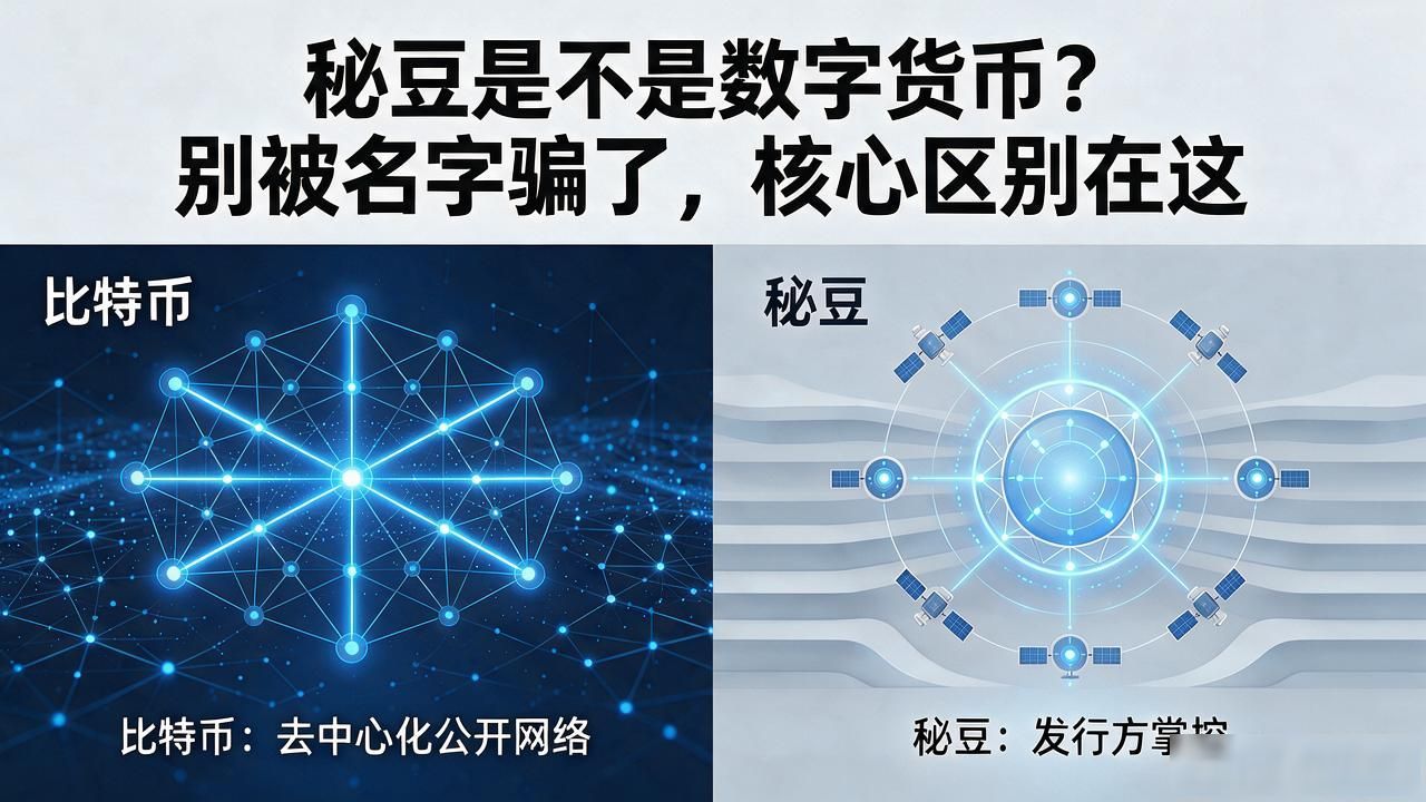 秘豆是不是数字货币？别被名字骗了，核心区别在这