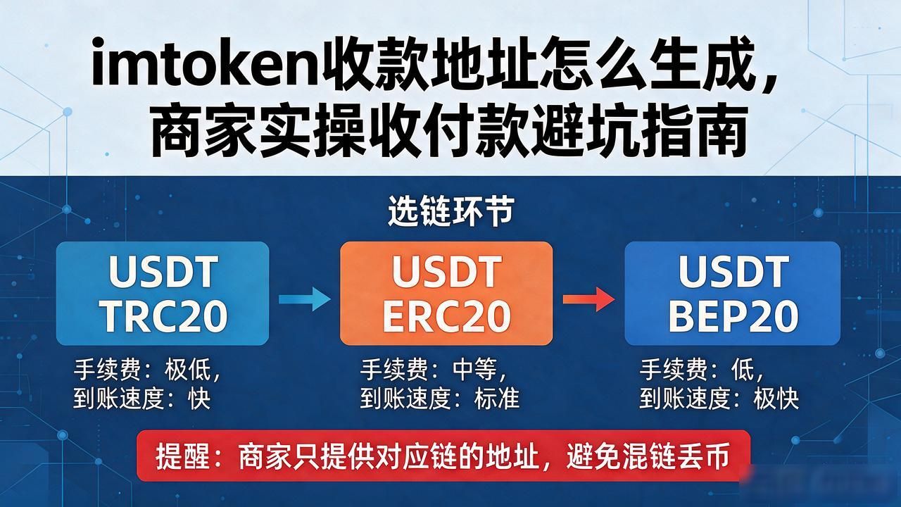imtoken收款地址怎么生成，商家实操收付款避坑指南