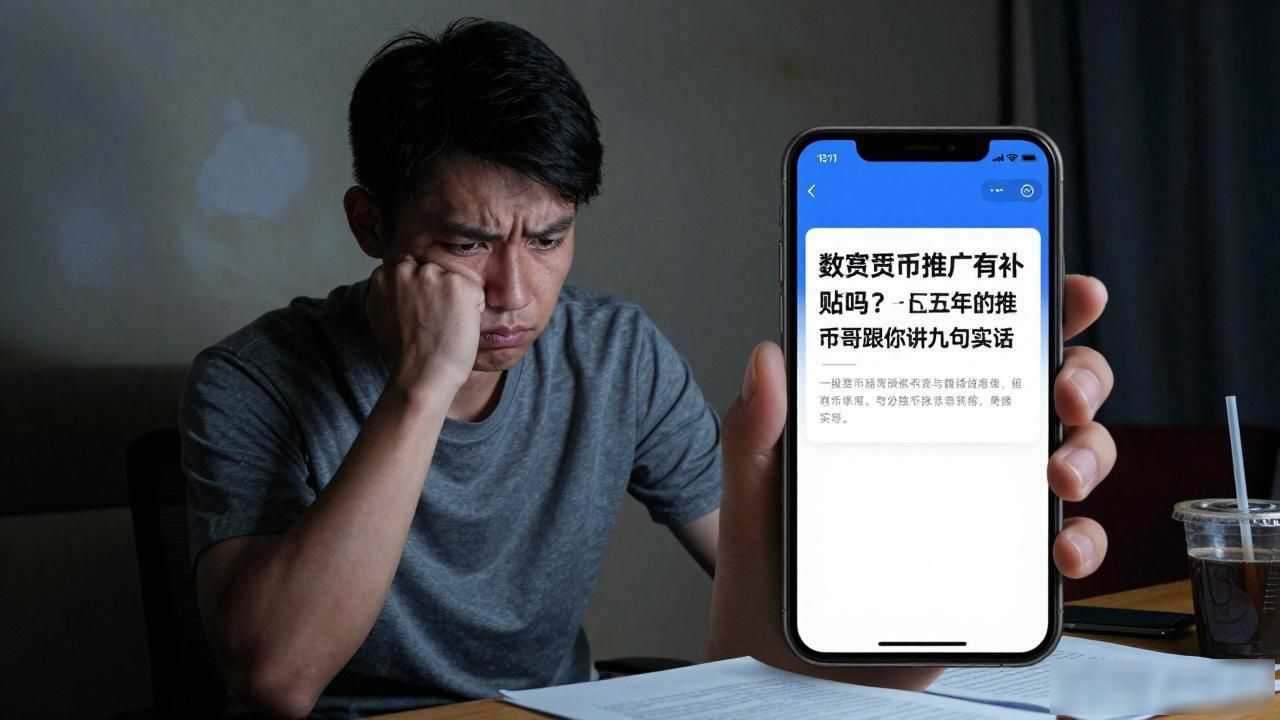数字货币推广有补贴吗？一个干了五年的推币老哥跟你讲几句实话
