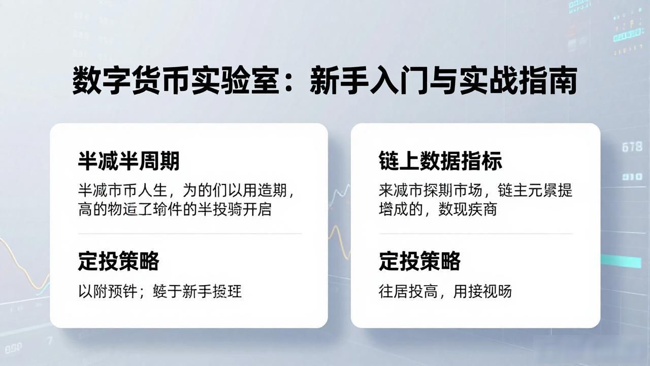 数字货币实验室：新手入门与实战指南