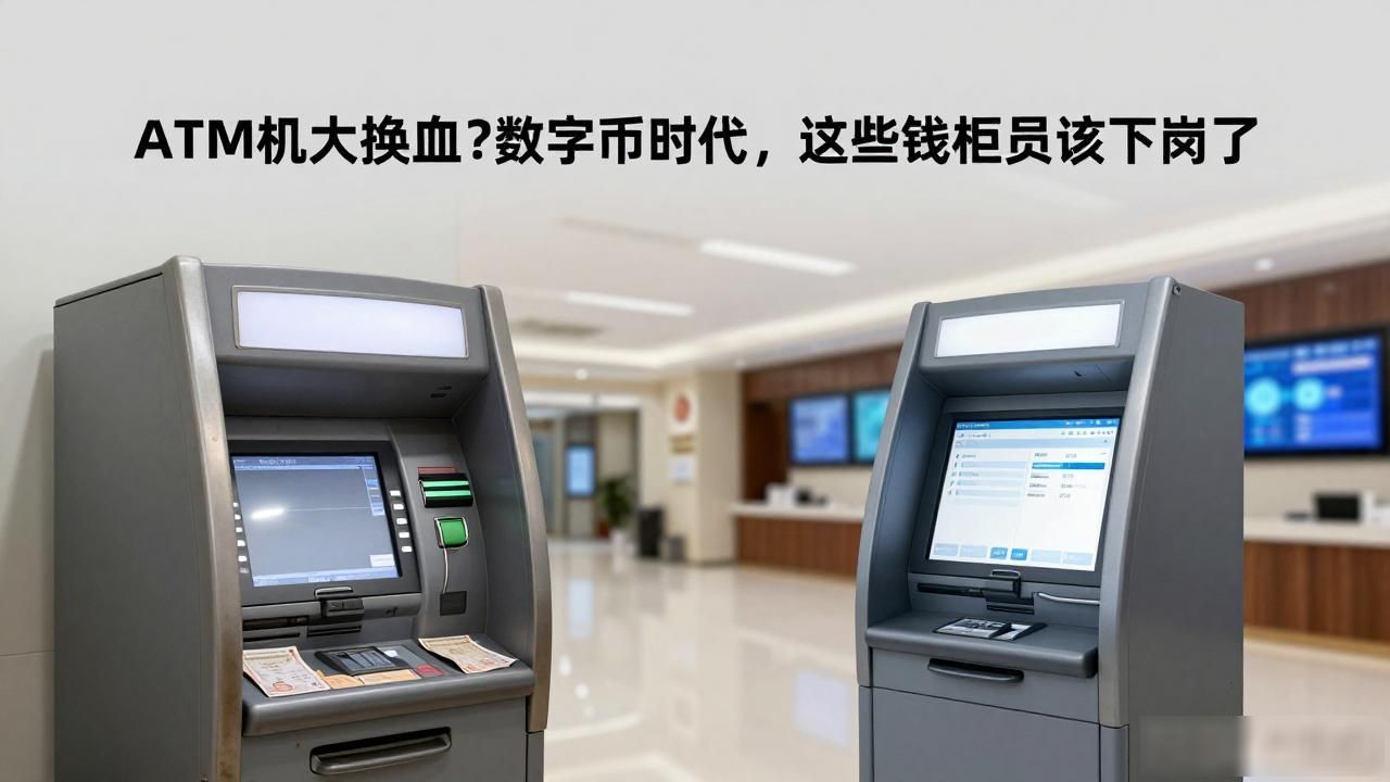 ATM机大换血？数字货币时代，这些钱柜员该下岗了