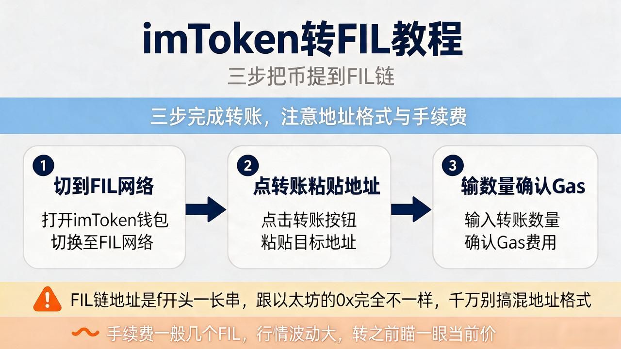 imtoken转fil教程｜三步把币提到FIL链