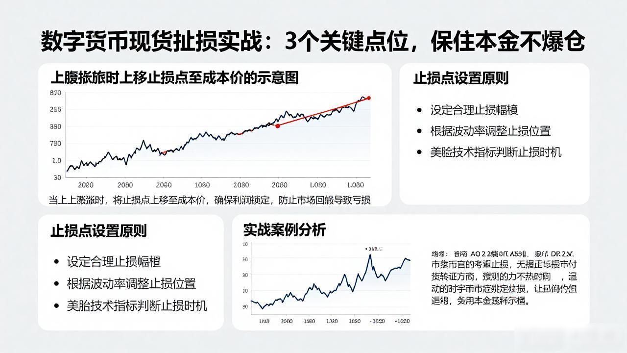 数字货币现货止损实战：3个关键点位，保住本金不爆仓