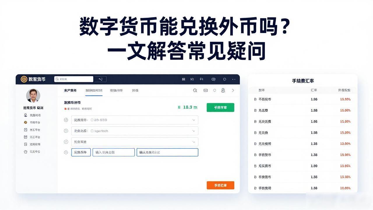 数字货币能兑换外币吗？一文解答常见疑问