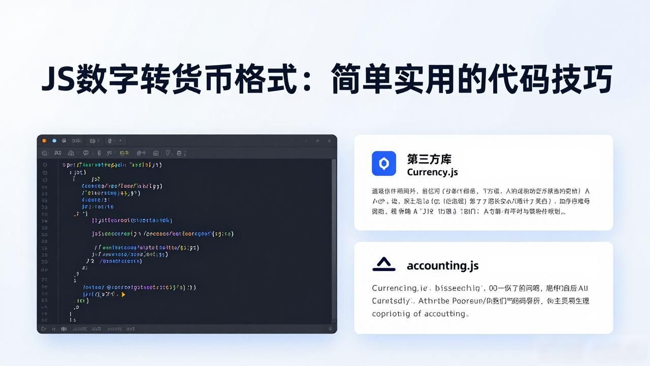 JS数字转货币格式：简单实用的代码技巧