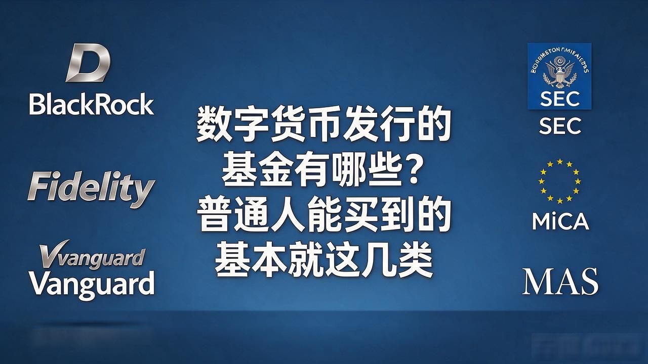 数字货币发行的基金有哪些？普通人能买到的基本就这几类