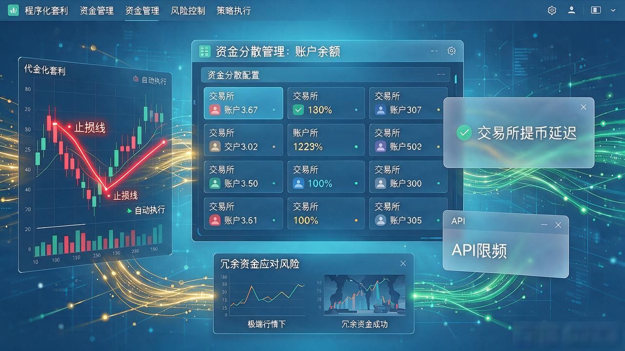数字货币程序化套利怎么落地，策略、资金、风控缺一个都白干