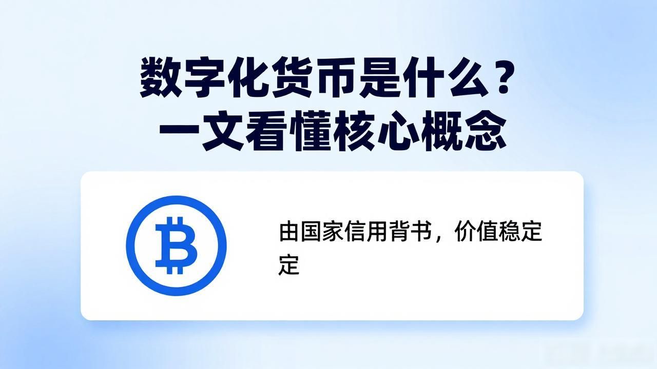 数字化货币是什么？一文看懂核心概念