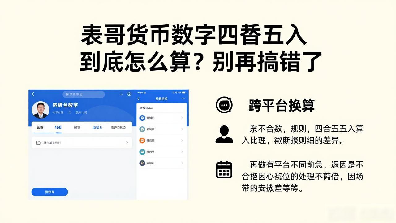 表哥货币数字四舍五入到底怎么算？别再搞错了