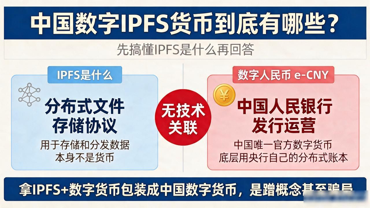 中国数字IPFS货币到底有哪些？先搞懂IPFS是什么再回答