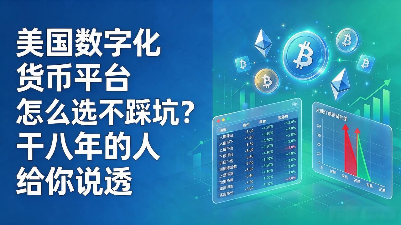 美国数字化货币平台怎么选不踩坑？干八年的人给你说透