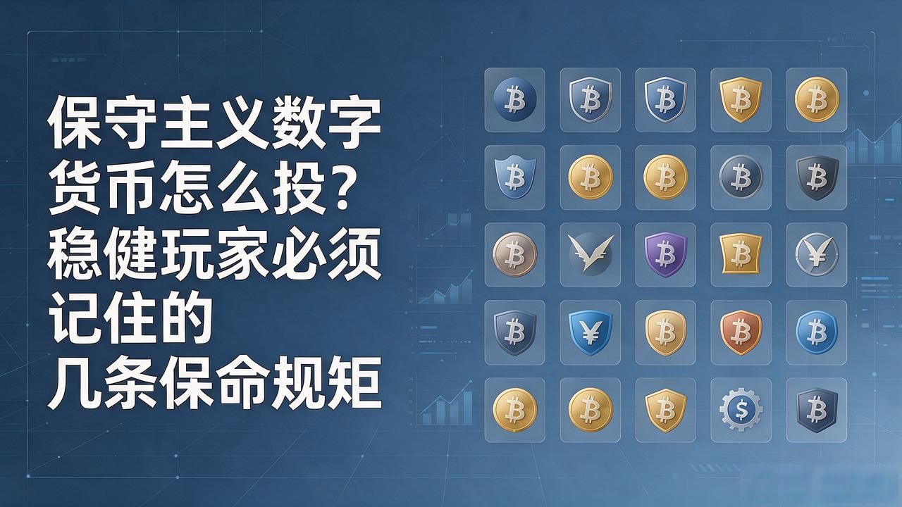 保守主义数字货币怎么投？稳健玩家必须记住的几条保命规矩