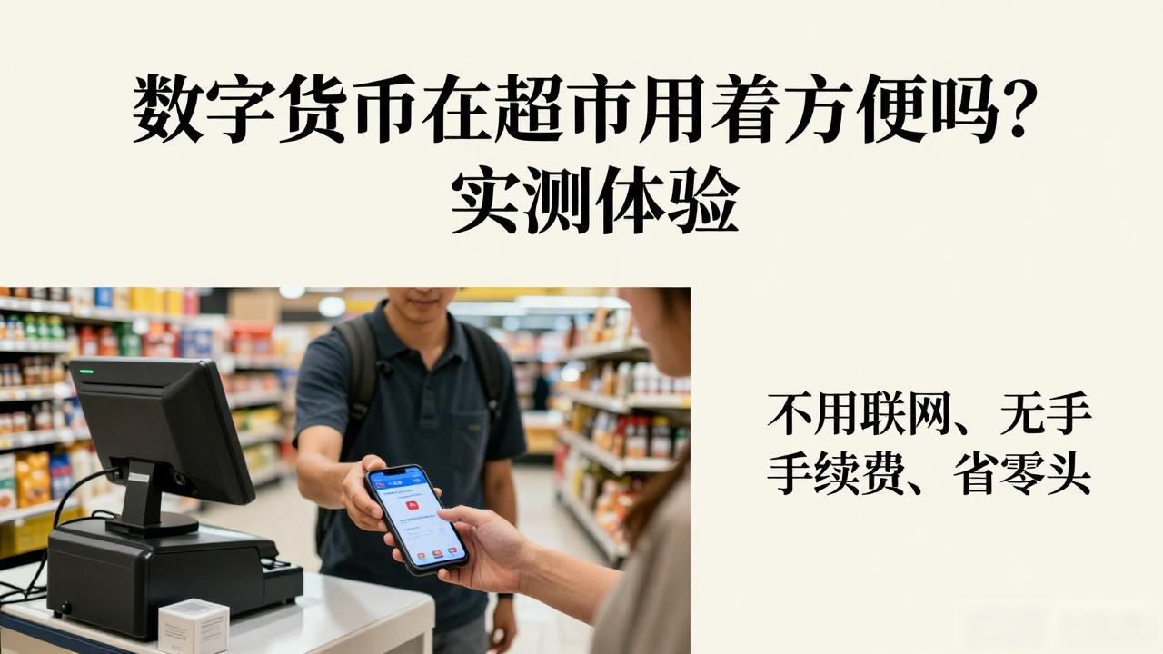 数字货币在超市用着方便吗？实测体验