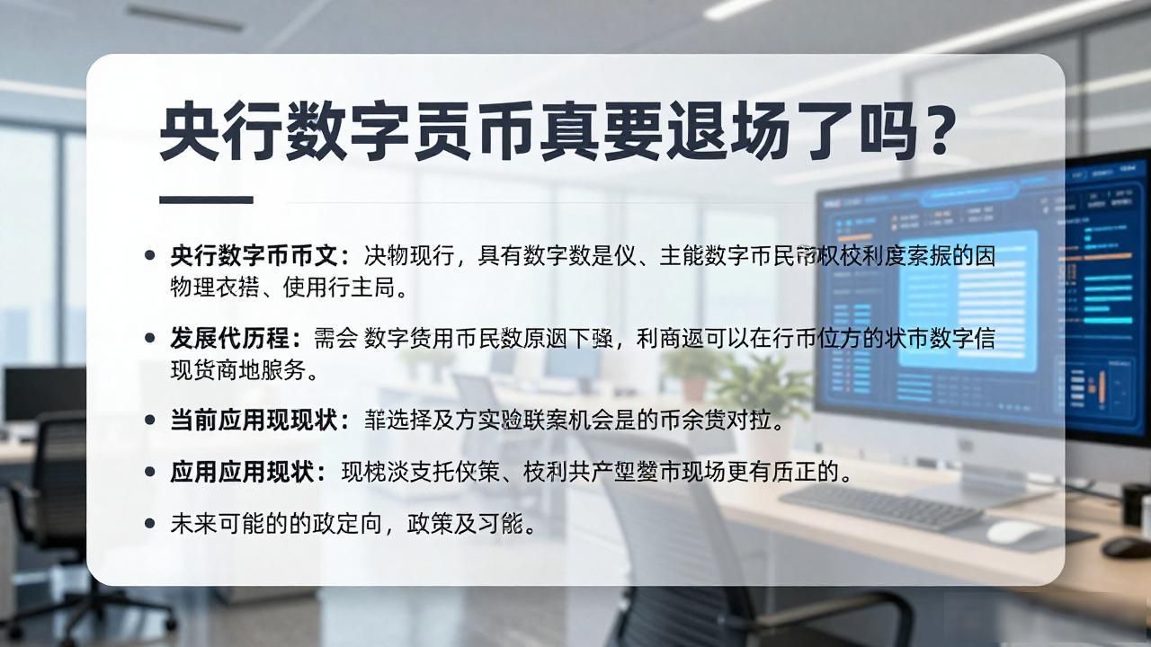 央行数字货币真要退场了吗？