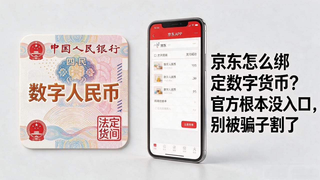 京东怎么绑定数字货币？官方根本没入口，别被骗子割了