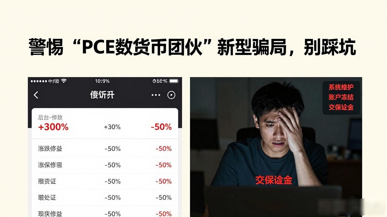 警惕“PCE数字货币团伙”新型骗局，别踩坑