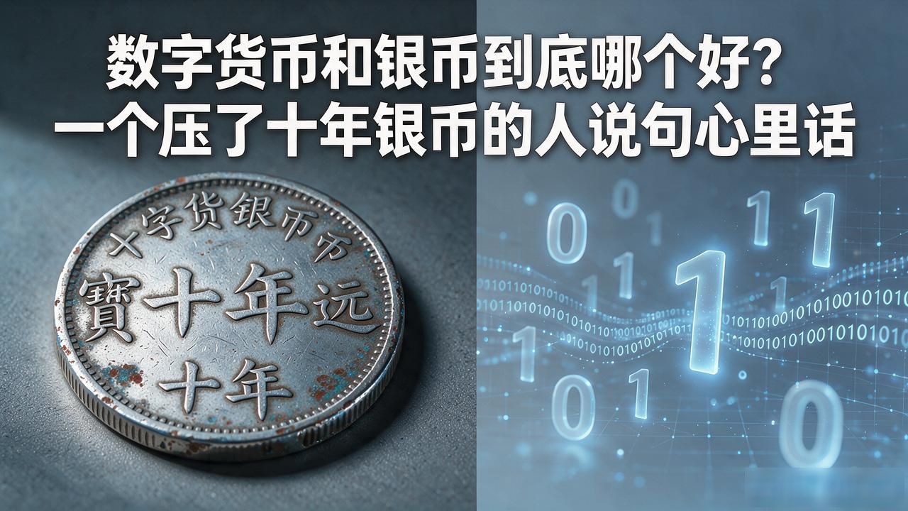 数字货币和银币到底哪个好？一个压了十年银币的人说句心里话