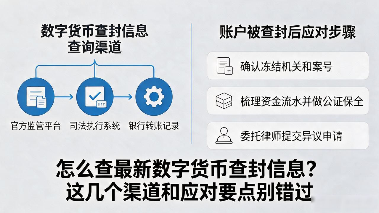 怎么查最新数字货币查封信息？这几个渠道和应对要点别错过