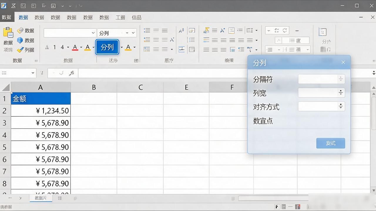 wps货币转换为数字：表格里金额带¥号没法求和的解决办法