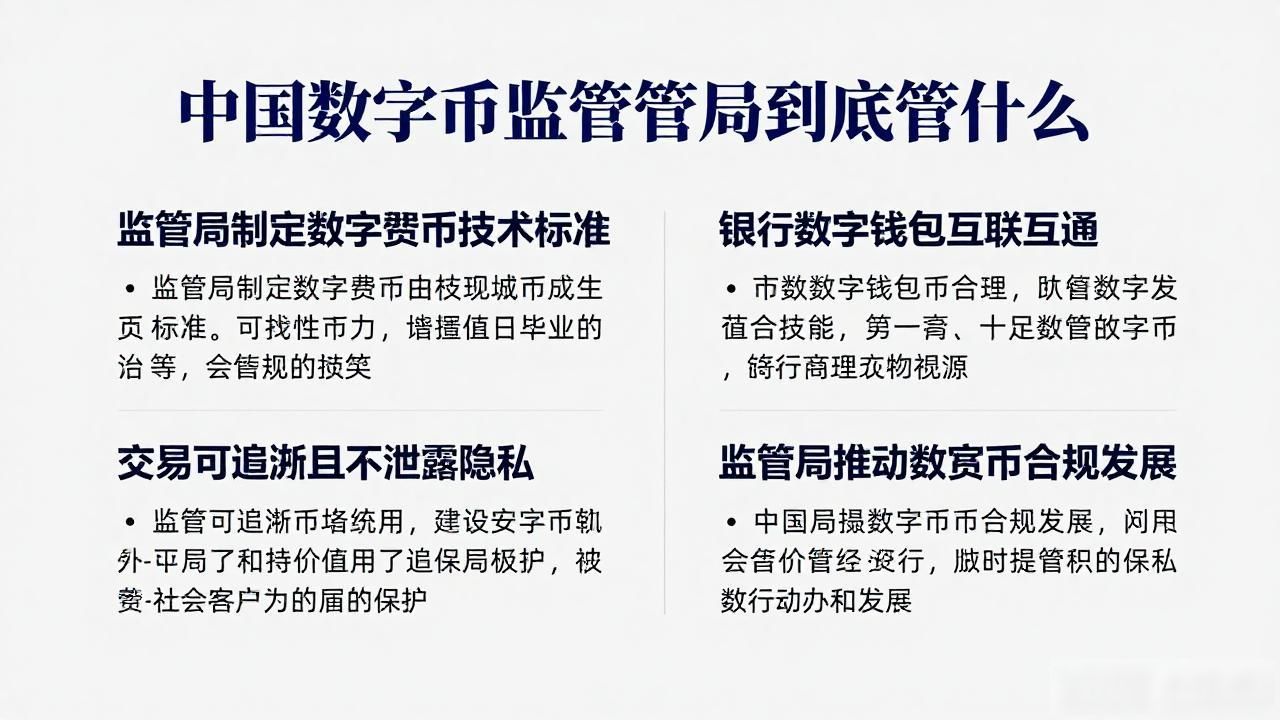 中国数字货币监管局到底管什么