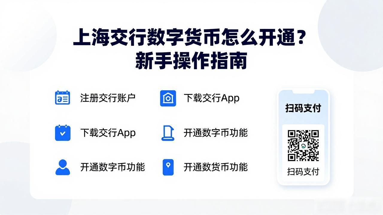 上海交行数字货币怎么开通？新手操作指南
