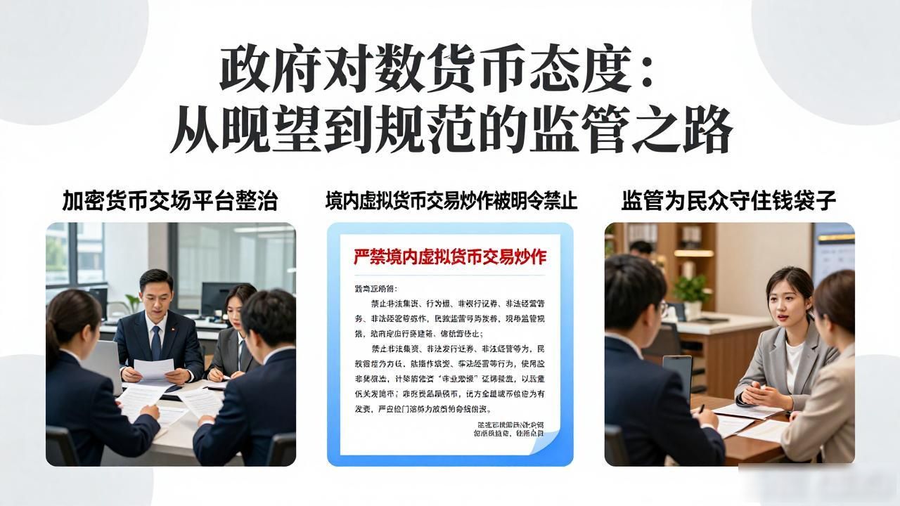 政府对数字货币态度：从观望到规范的监管之路