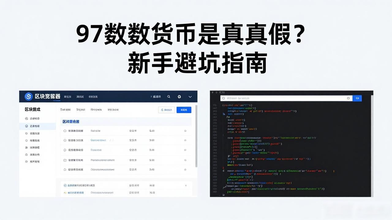 97数字货币是真是假？新手避坑指南