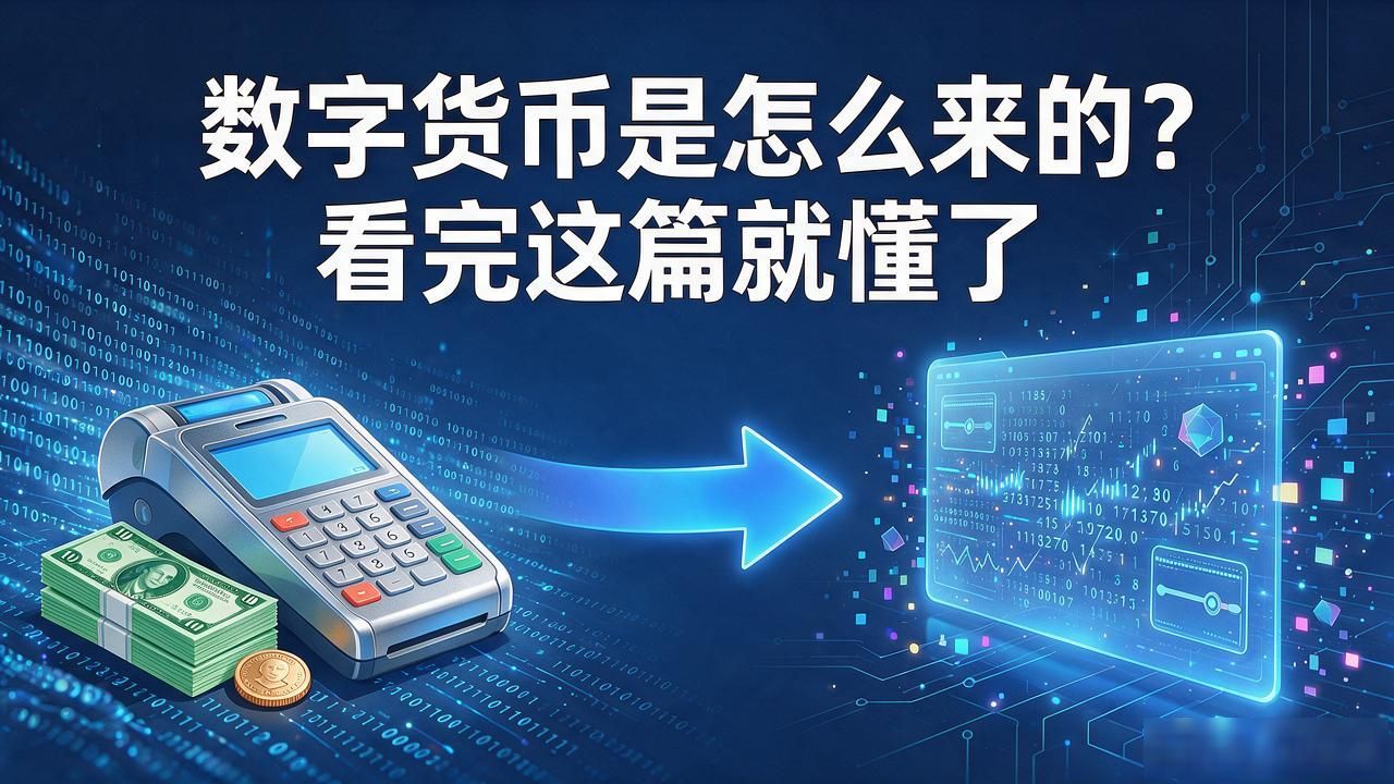 数字货币是怎么来的？看完这篇就懂了